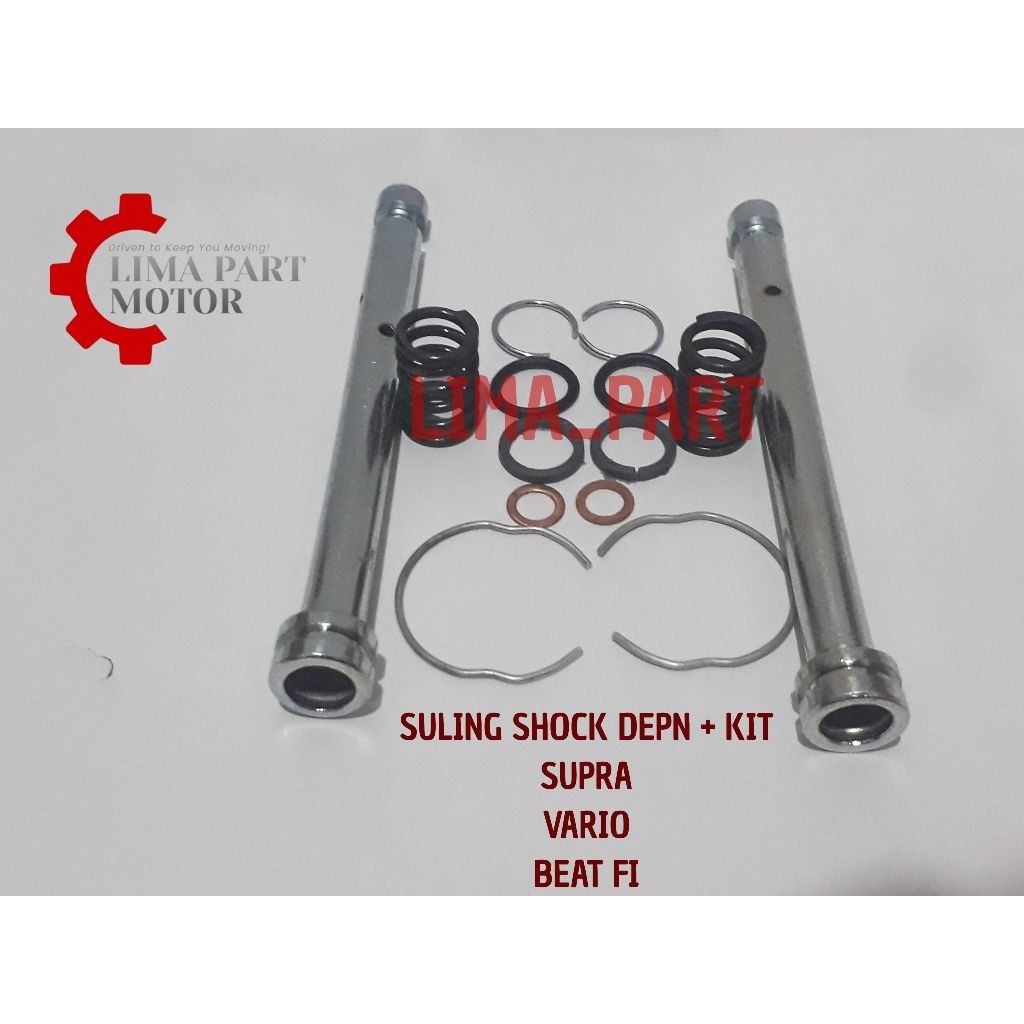 suling sulingan peninggi shock depan assy supra / vario / beat fi