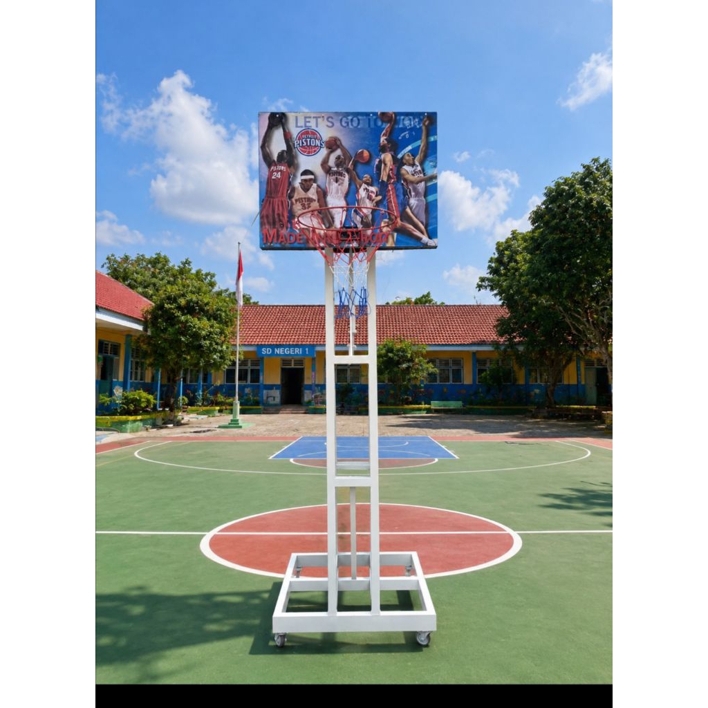 ring basket portable