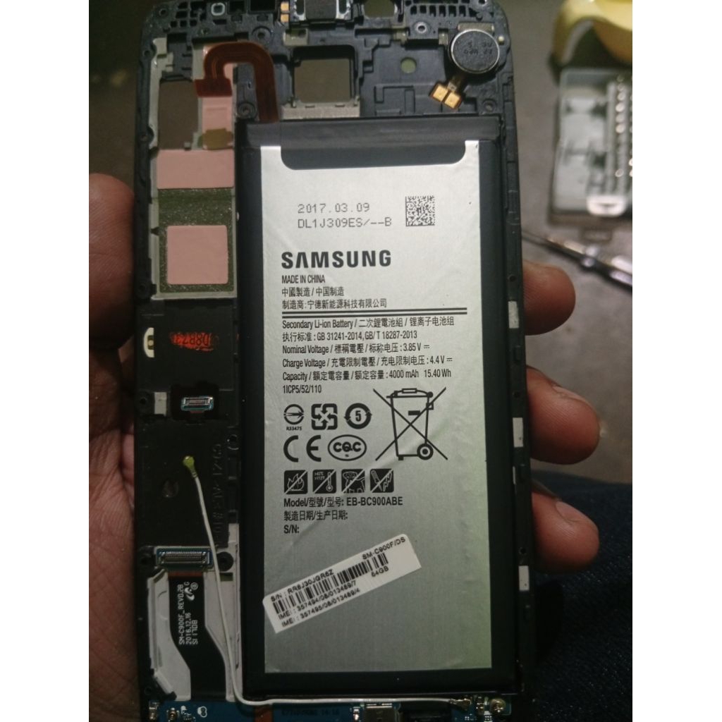 baterai samsung Galaxy c9 pro original copotan
