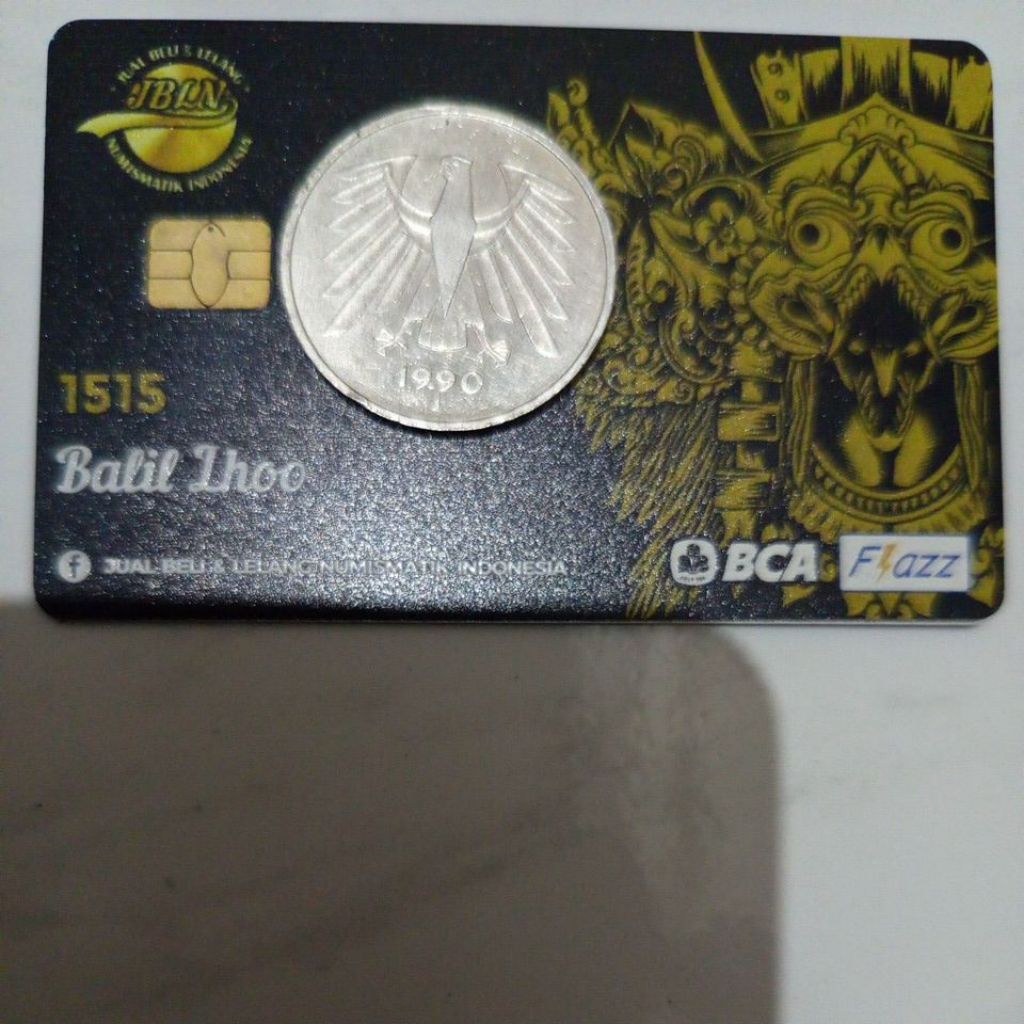 5 deutsche mark (jerman) 1990#Asli