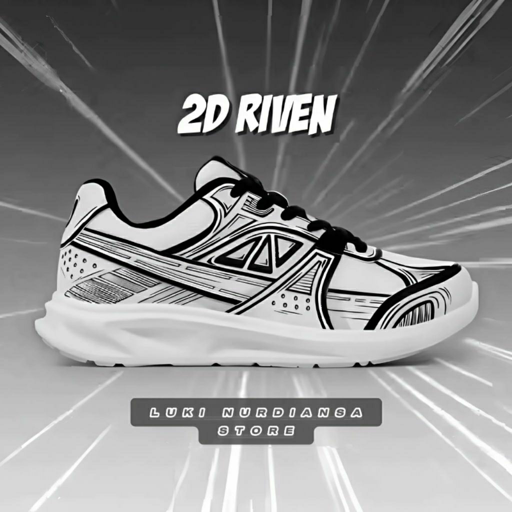 AEROSTREET 2D RIVEN 2D REBORN | AEROSTREET X WONDERFUL INDONESIA NUSANTARA - SEPATU SNEAKERS /ORIGIN
