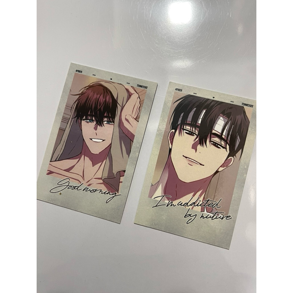 photocard manhwa amber alert polaroid official w store korea