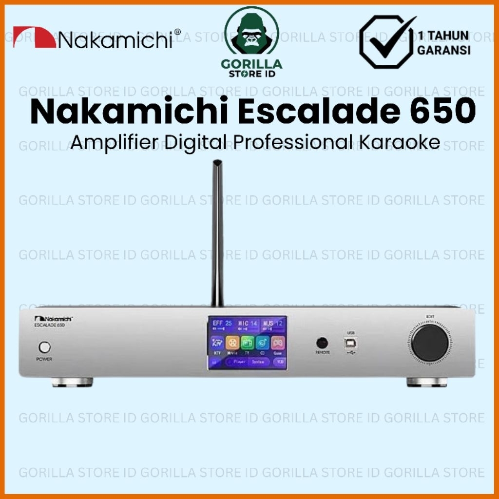 Nakamichi Escalade 650 Amplifier Digital Amplifier Professional Karaoke