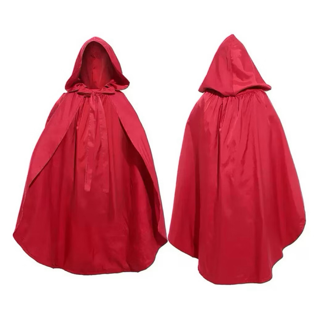 cape red riding hood halloween | jubah tudung merah