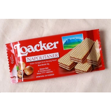 Wafer Loacker Napolitaner 45 Gram