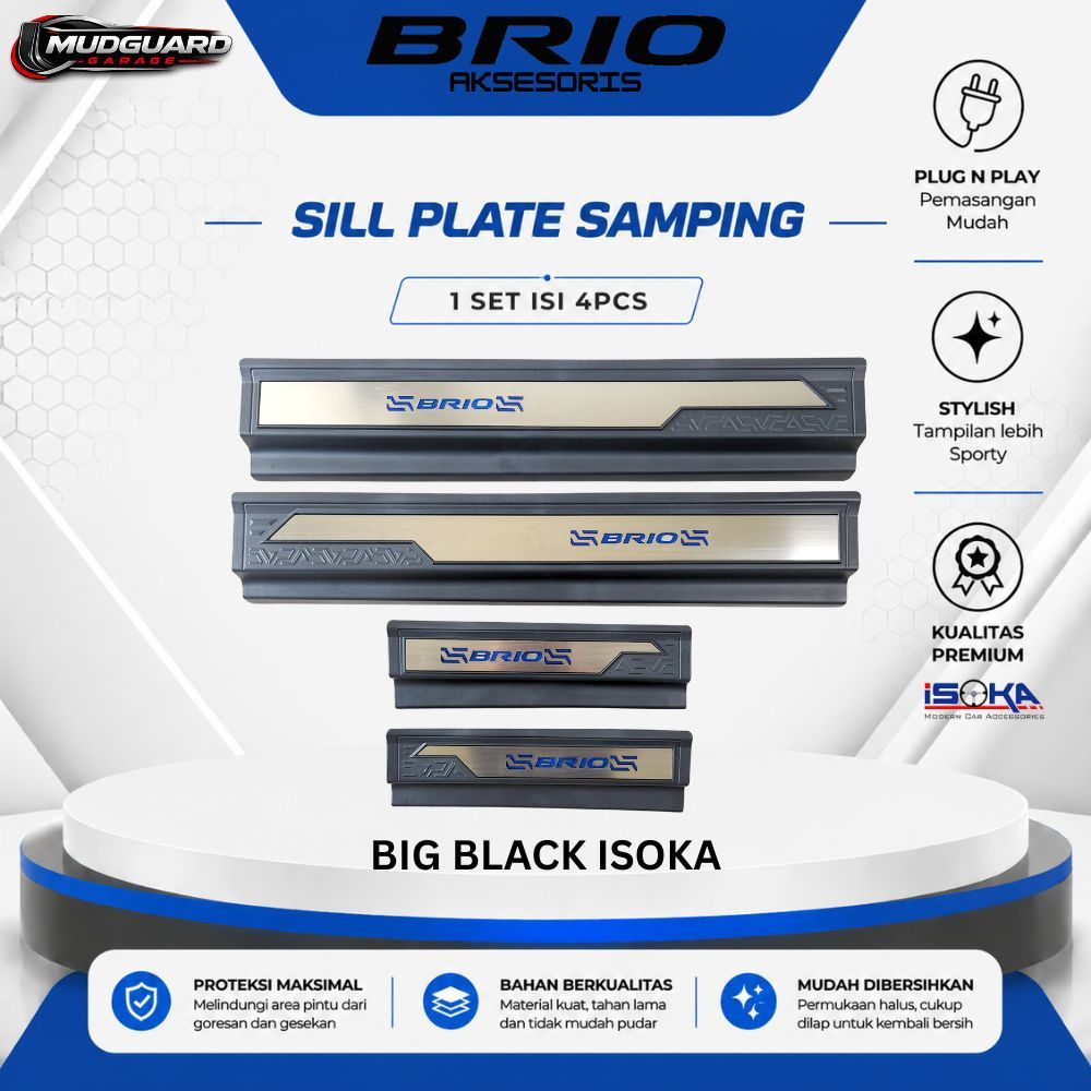 Sill Plate Brio RS Satya 2012-2026 Aksesoris Sillplate Pintu