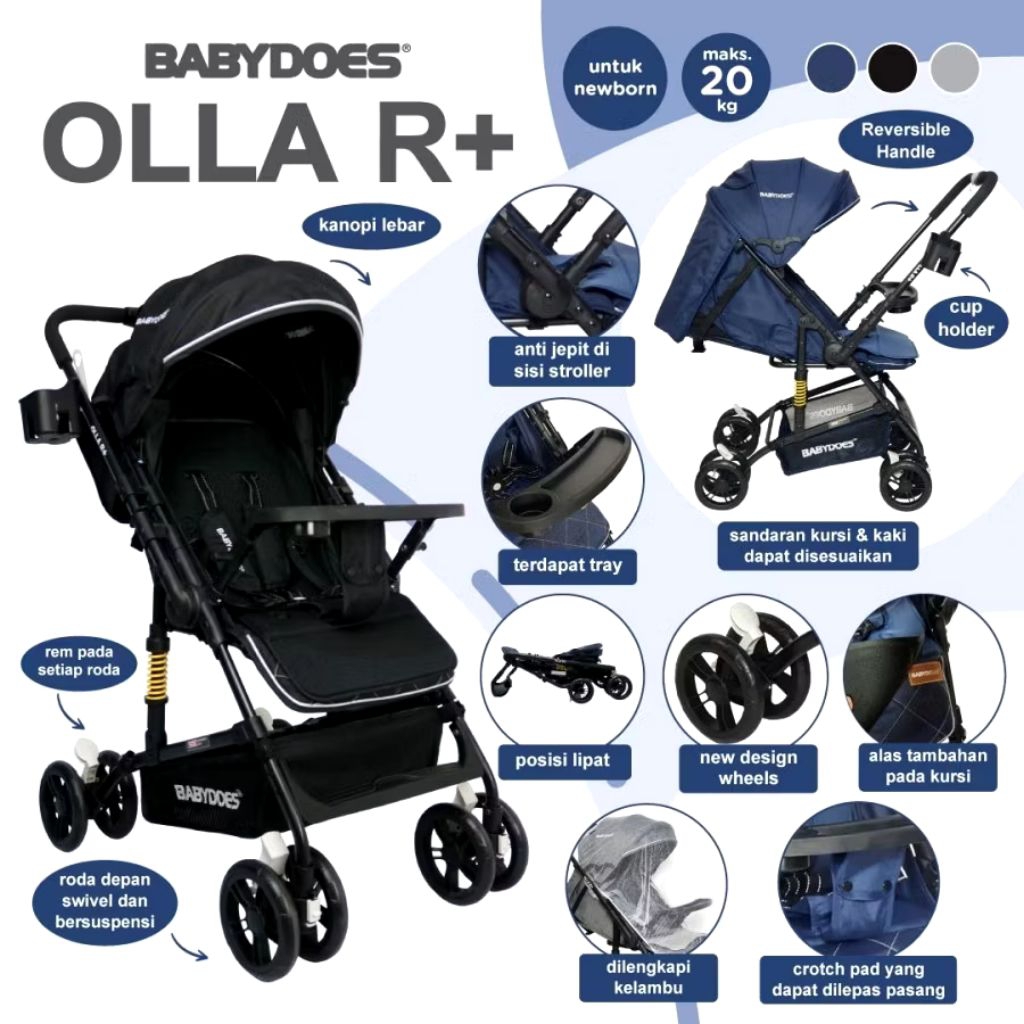 Stroller babydoes Olla R+