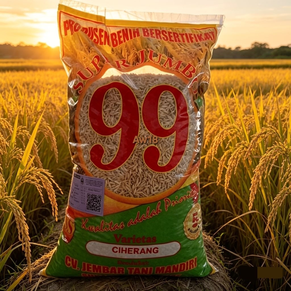 Benih Padi Super Jumbo 99 Varietas CIHERANG