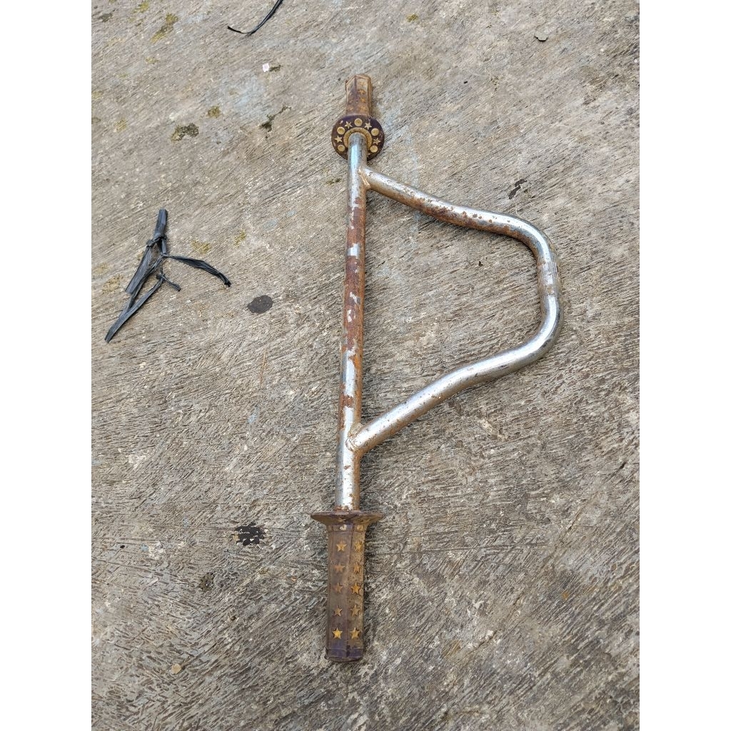Stang sepeda bmx wimcycle Metalizer plus hangrip bintang star jadul