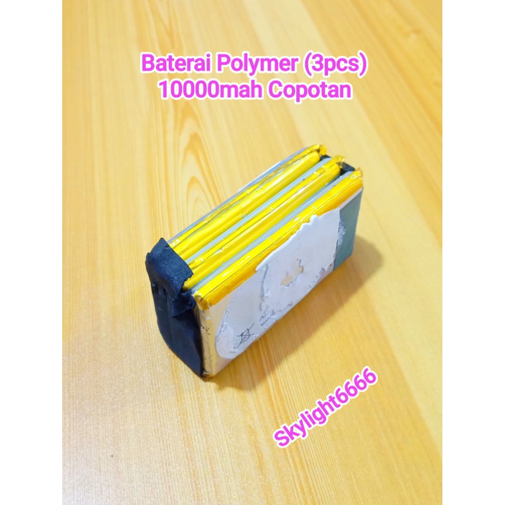 Baterai Polymer (3pcs) 10000mah Copotan