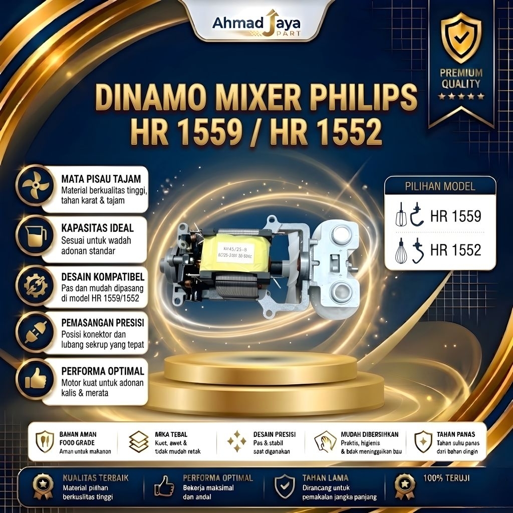 Dinamo Mixer Philips HR 1559 / HR 1552