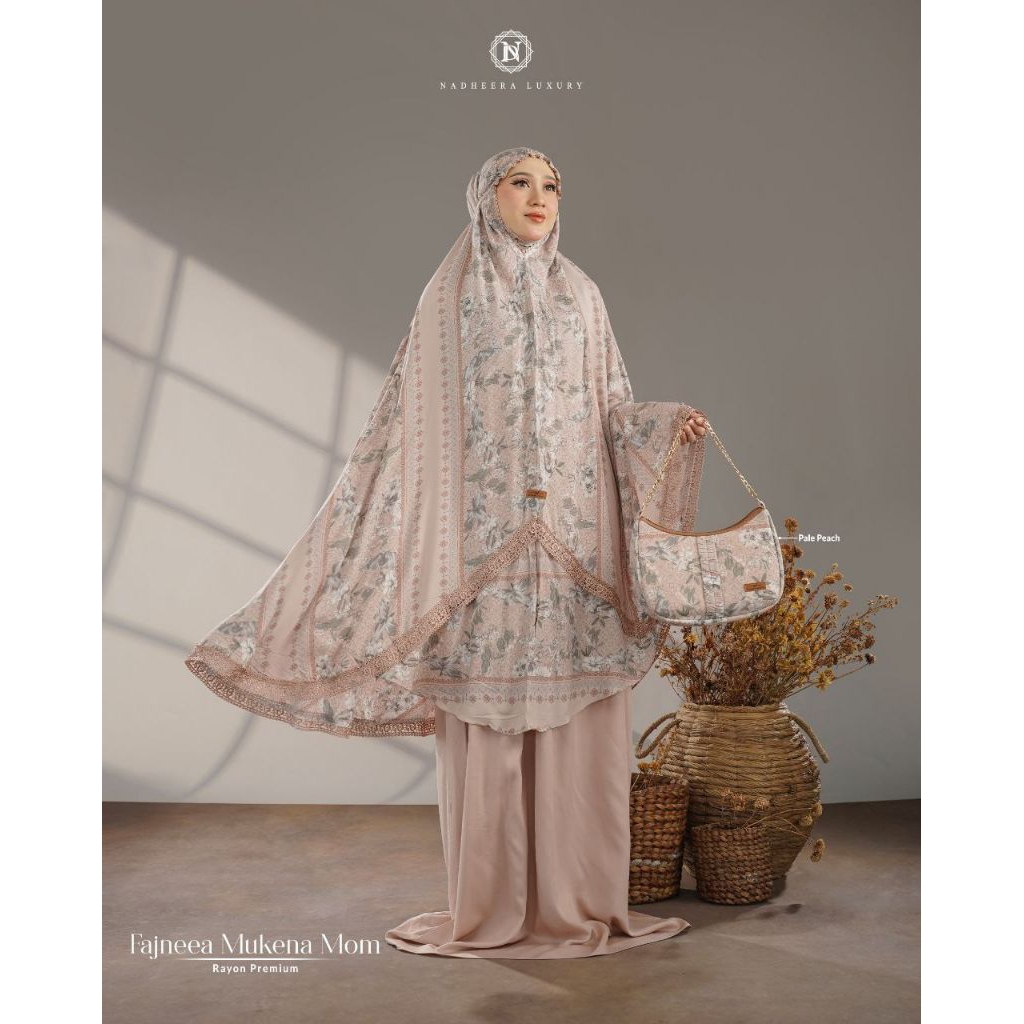 Fajneea Mukena Nadheera Luxury//Mukena Rayon Nadheera Luxury Terbaru