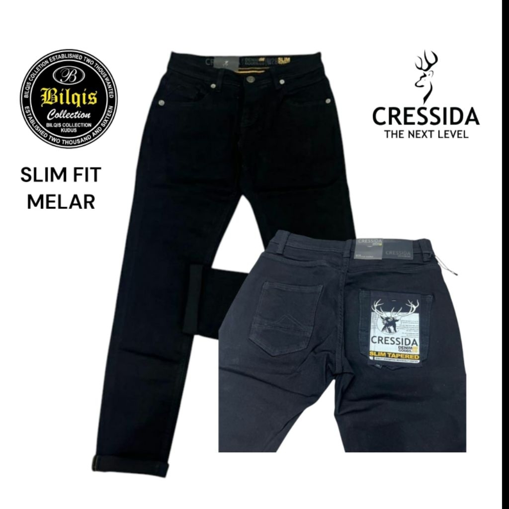 celana cressida pria original SLIM TAPERED