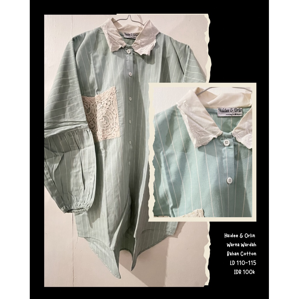 Preloved Haidee Orlin | Atasan Haidee Orlin | Kemeja Haidee Orlin