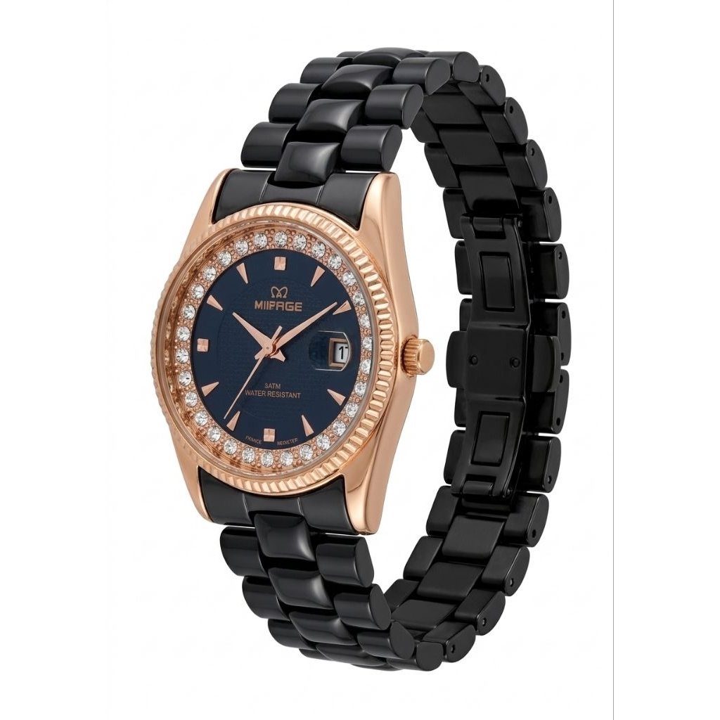 Jam Tangan Mirage 1579 Rantai Silver Wanita