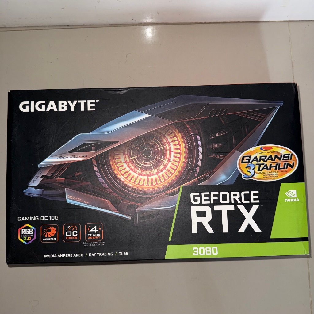 Gigabyte GeForce RTX 3080 10GB GDDR6x - GPU Gigabyte GeForce RTX 3080 10GB - Gigabyte GeForce RTX308