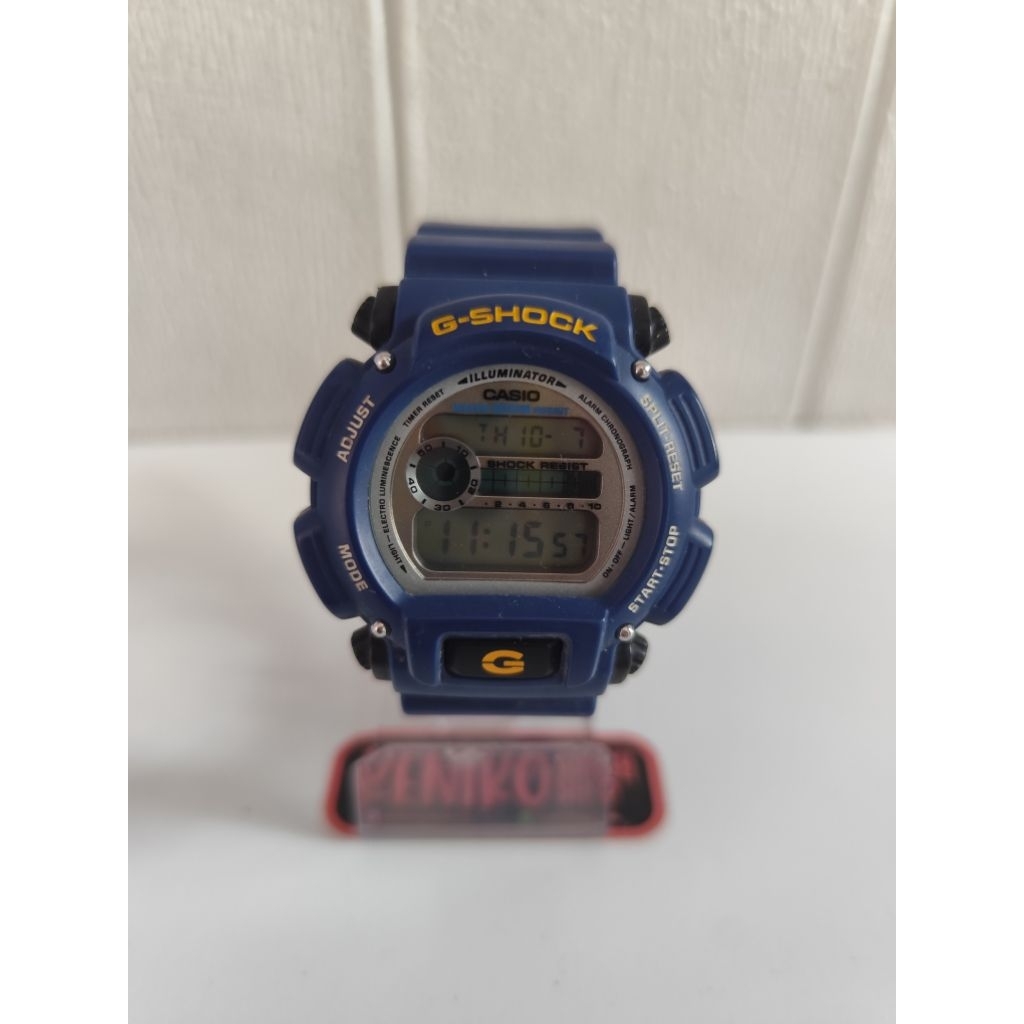 casio g shock DW 9052 seconds