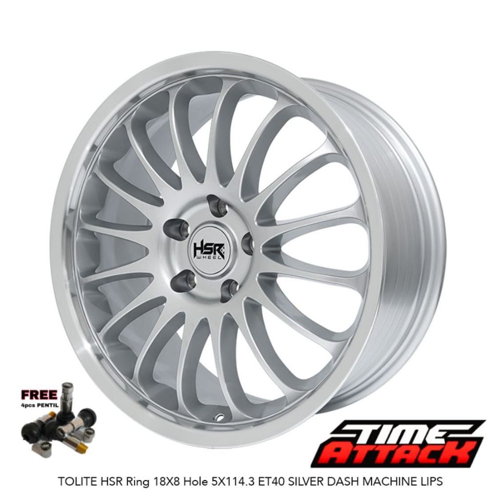 Velg Mobil Alphard Ring 18 HSR Wheel Tolite Velg HSR R18 Pcd 5X114,3
