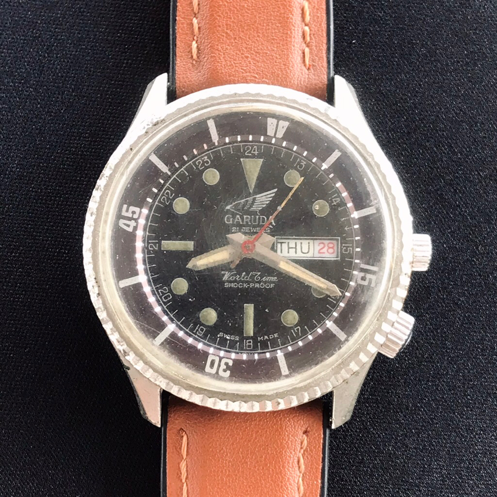 JAM TANGAN KLASIK GARUDA SWISS ORIGINAL | JAM TANGAN VINTAGE ORIGINAL | ARLOJI VINTAGE ANTIK