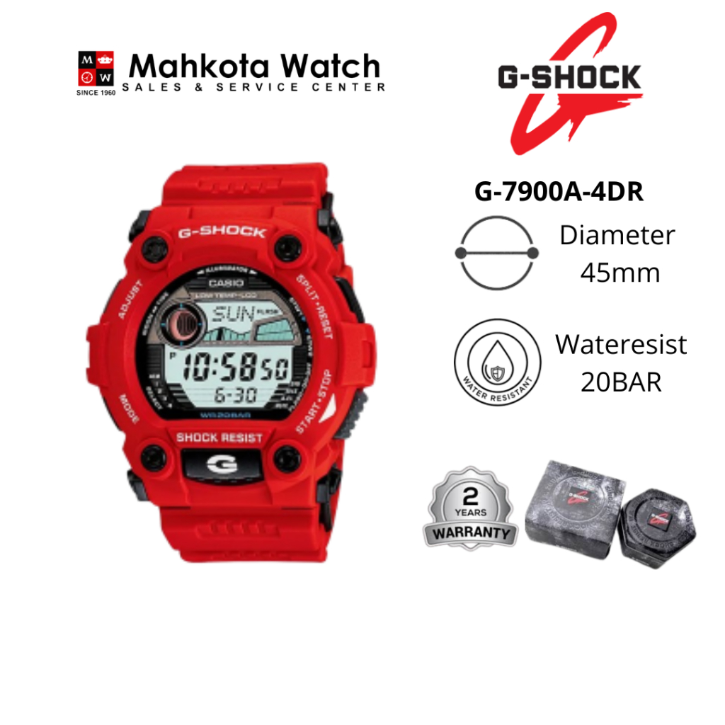JAM TANGAN PRIA G-SHOCK G-7900A-4DR ORIGINAL