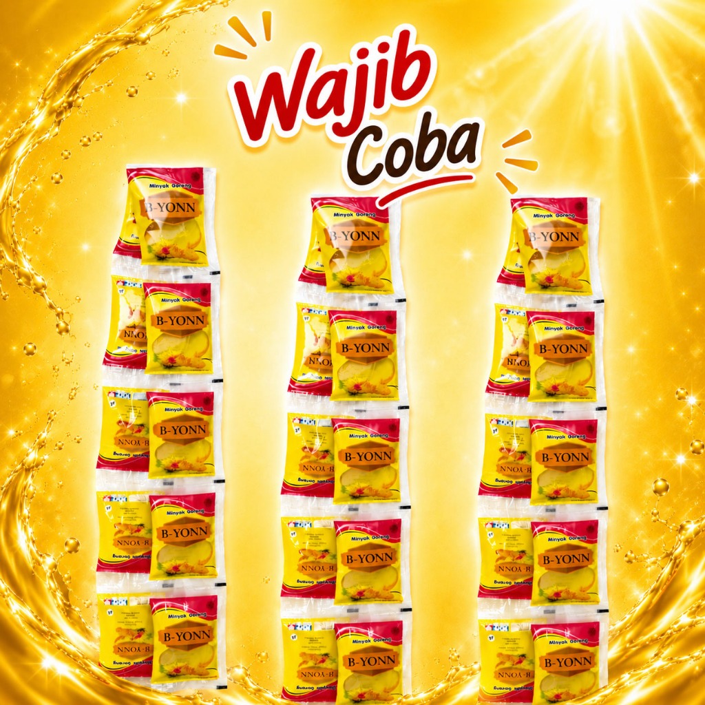 Minyak Goreng Renceng BYonn 3 Renceng isi 30 Sachet @40ml Minyak Goreng Premium Murah Ongkir Rp. 0