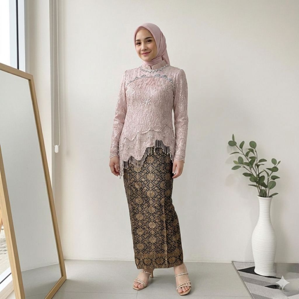 Set Kebaya Atalita Premium - Set Kebaya Pesta - Set Kebaya Wisuda - Set Kebaya Modern