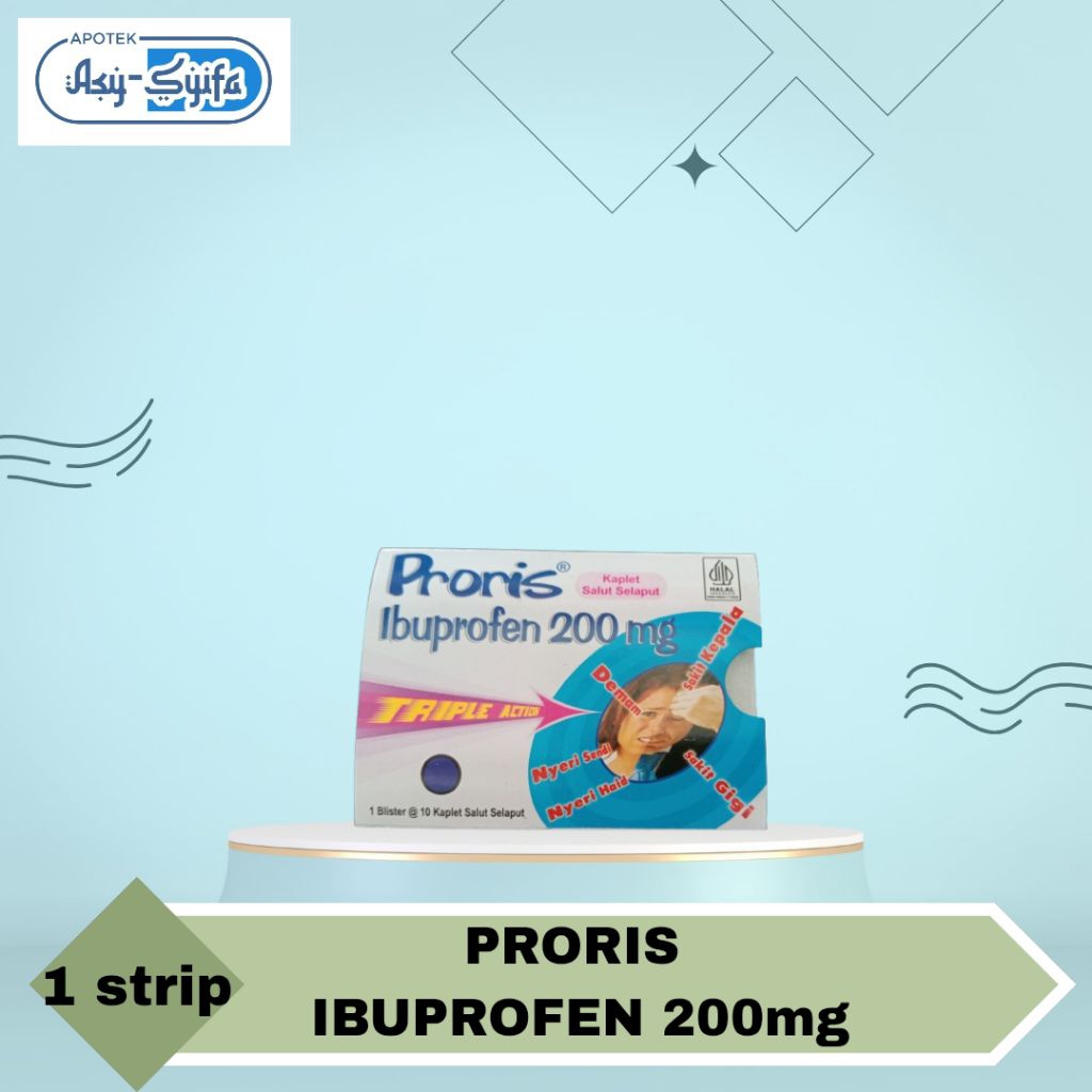 PRORIS IBUPROFEN (1strp isi 10 tablet)