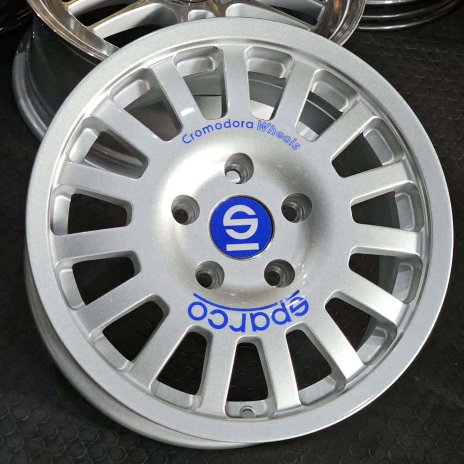 Velg Mobil Clasical Alloy Rep. Sparco Cromodora Ring 15 Lebar 7 ET 42 PCD 5x114 Hyper Silver