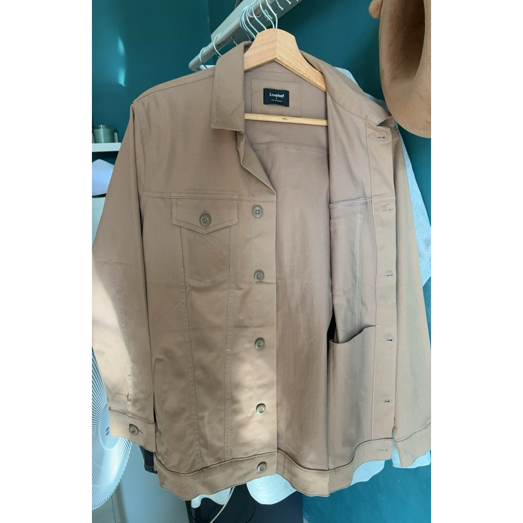 Livehaf Trucker Canvas Jacket Size L - PRELOVED