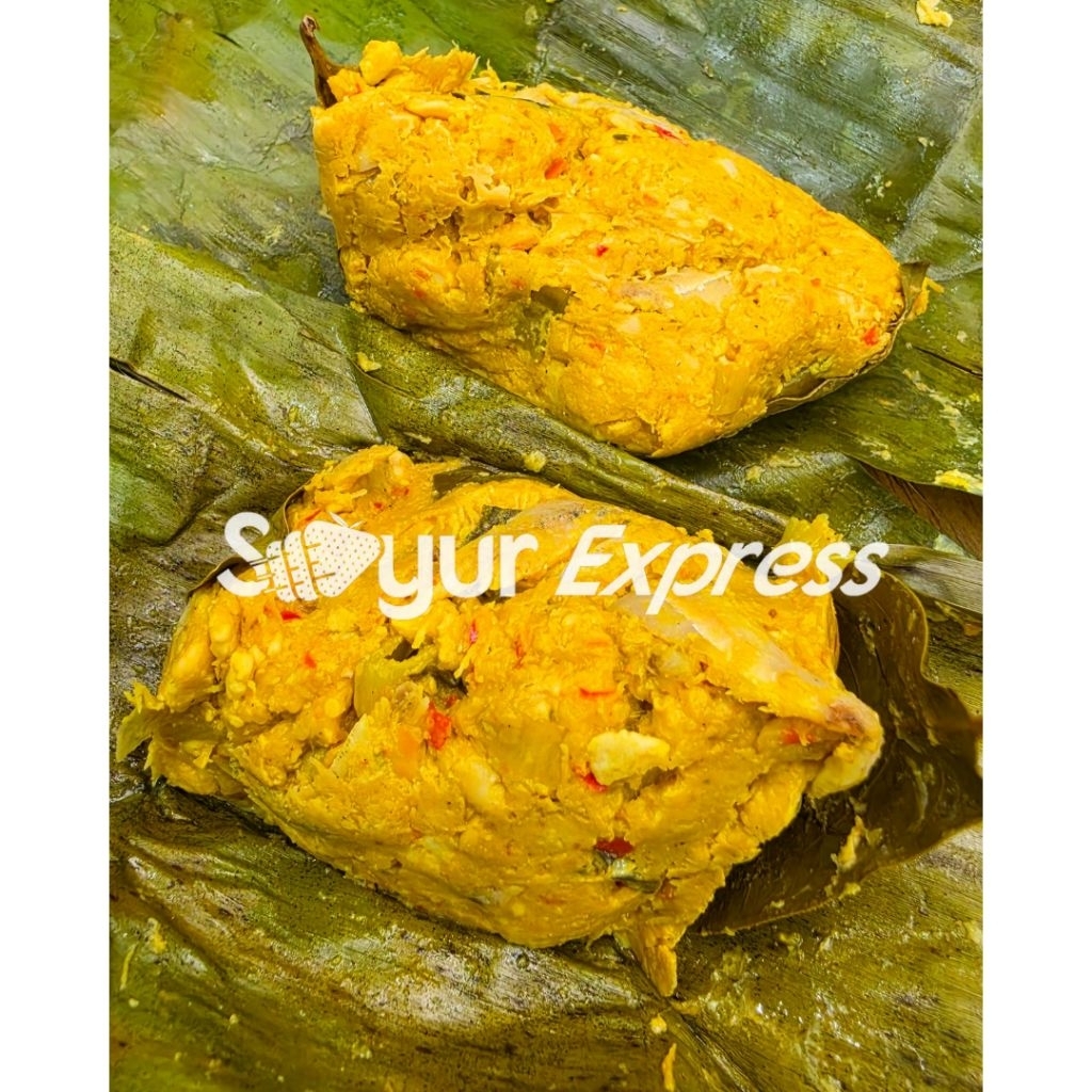 KIRIM INSTAN Botok Teri Tempe isi 5pcs.