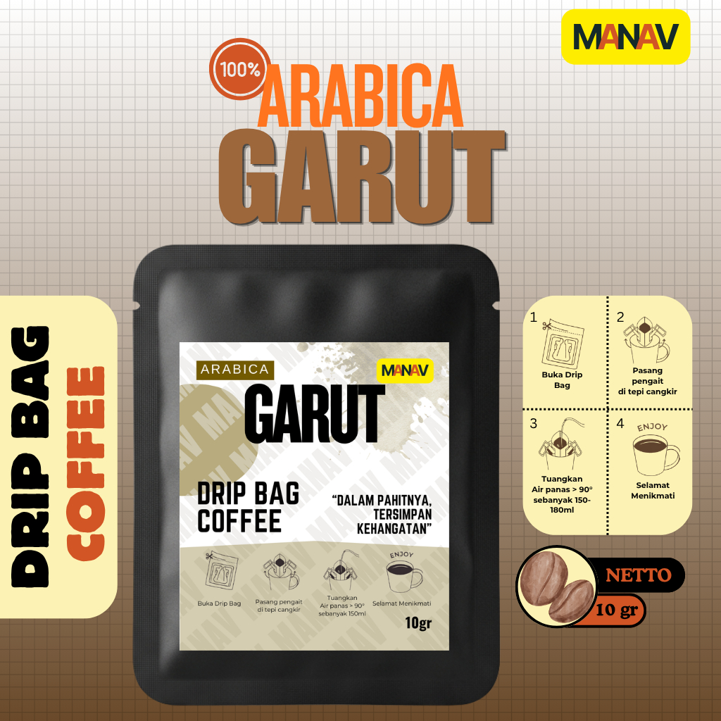 Kopi Arabika Garut - Kopi Drip Bag / Drip Bag Coffee