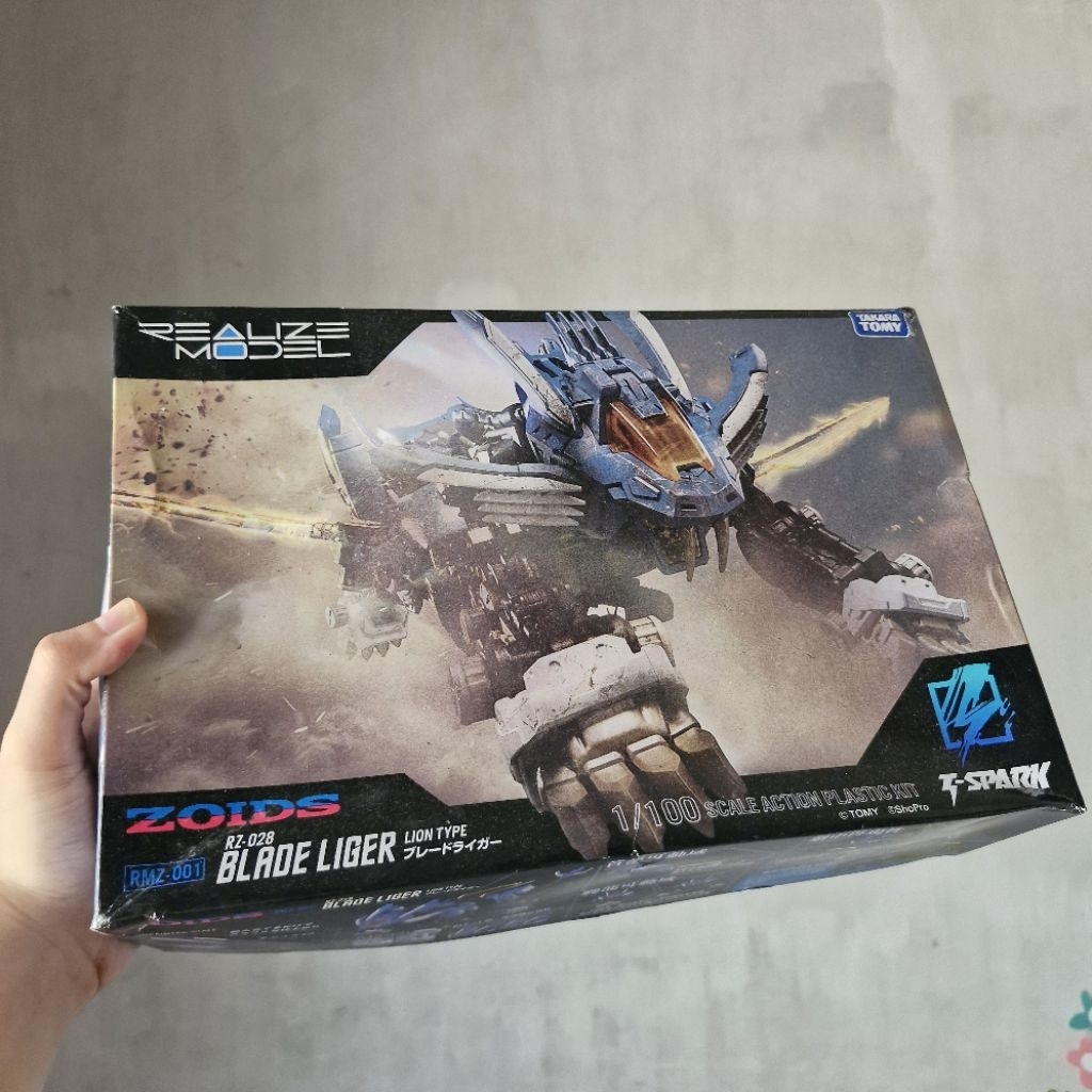 Zoids Realize Model Blade Liger 1/100 Takara Tomy Sudah Rakit