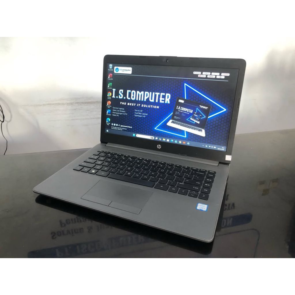 LAPTOP HP 240 G6 SLIM INTEL CORE I5 GEN 8 RAM 16 GB SSD  256 Gb LAPTOP PELAJAR LAPTOP MAHASISWA LAPT