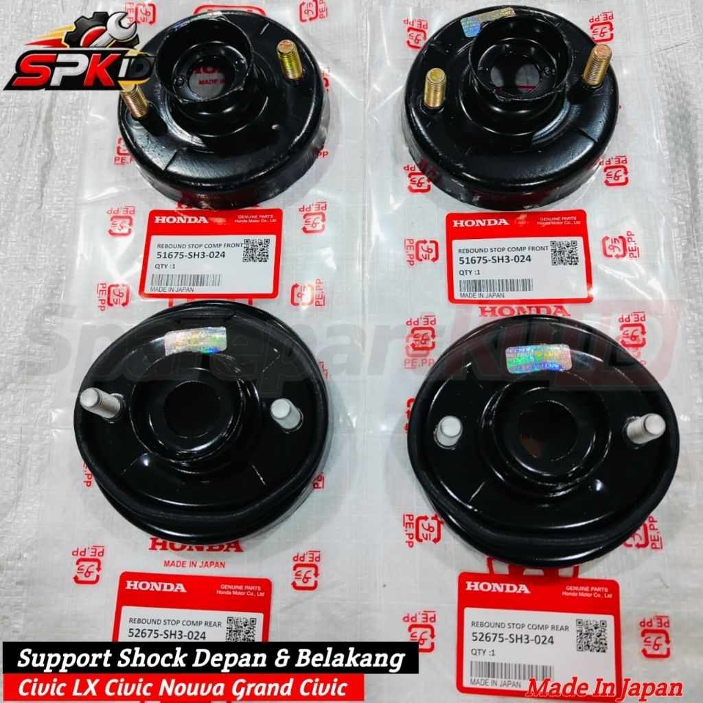 Support Shock depan Belakang Set Civic LX Civic Nouva Grand Civic Original Japan