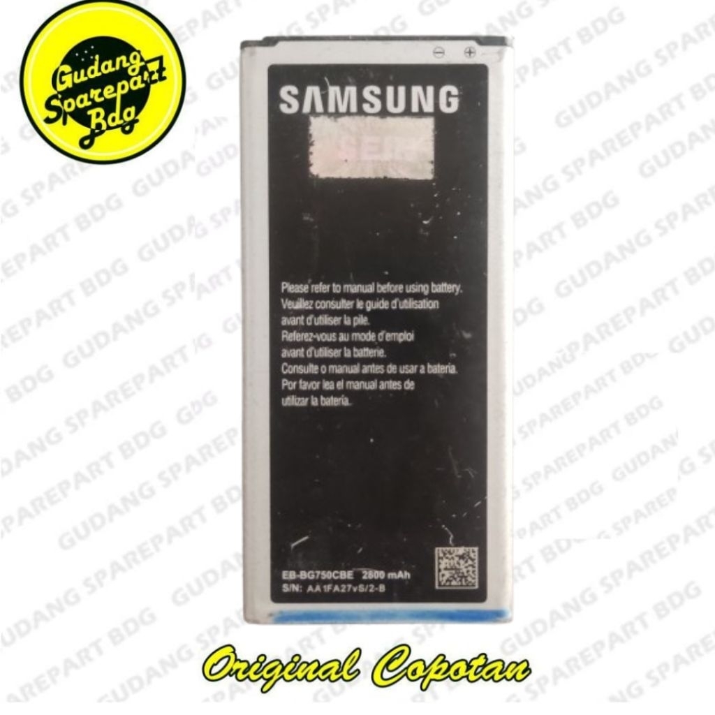 Baterai Samsung MEGA 2. SM-G750F SM-G750G SM-G760H EB -BG750CBE 2800mAh Original Copotan