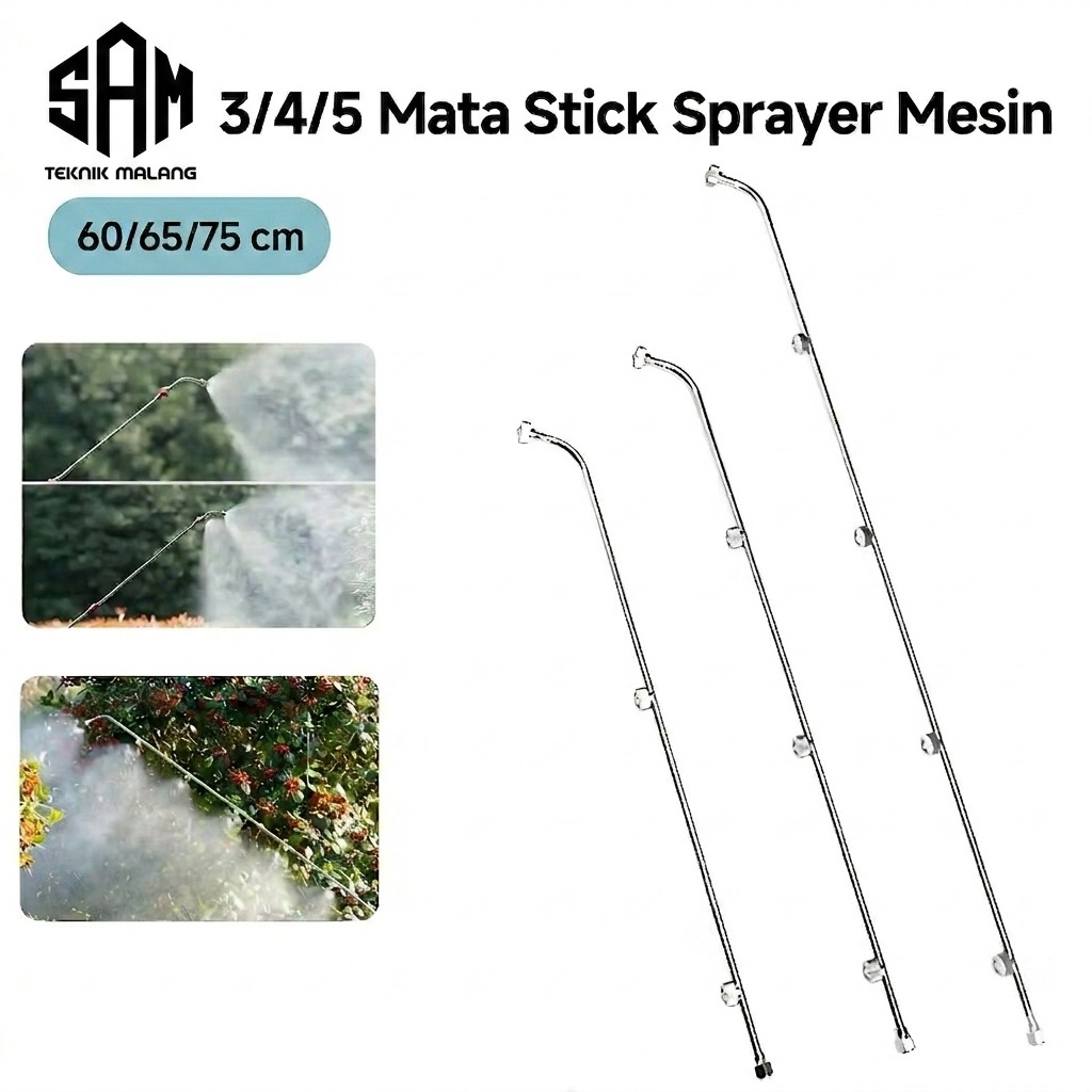 Stik Sprayer Stenlis 3 mata nozel / Stik 5 mata nozel / Stik Sprayer Elektrik / Stik Stenlis tu26
