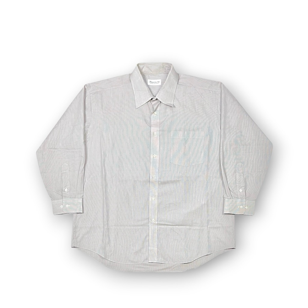 90s Francois 1er Pierre Balmain Vintage Pinstripe Button Up