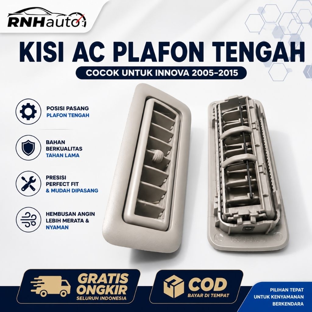 Kisi-kisi AC Tengah Plafon Toyota Innova 2005-2015