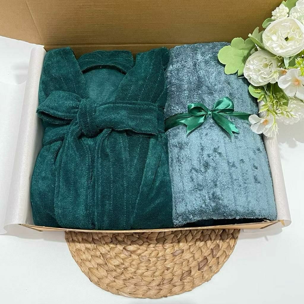 PREMIUM BATH HAMPERS SET KADO PERNIKAHAN HAMPERS WEDDING HANDUK KIMONO COUPLE