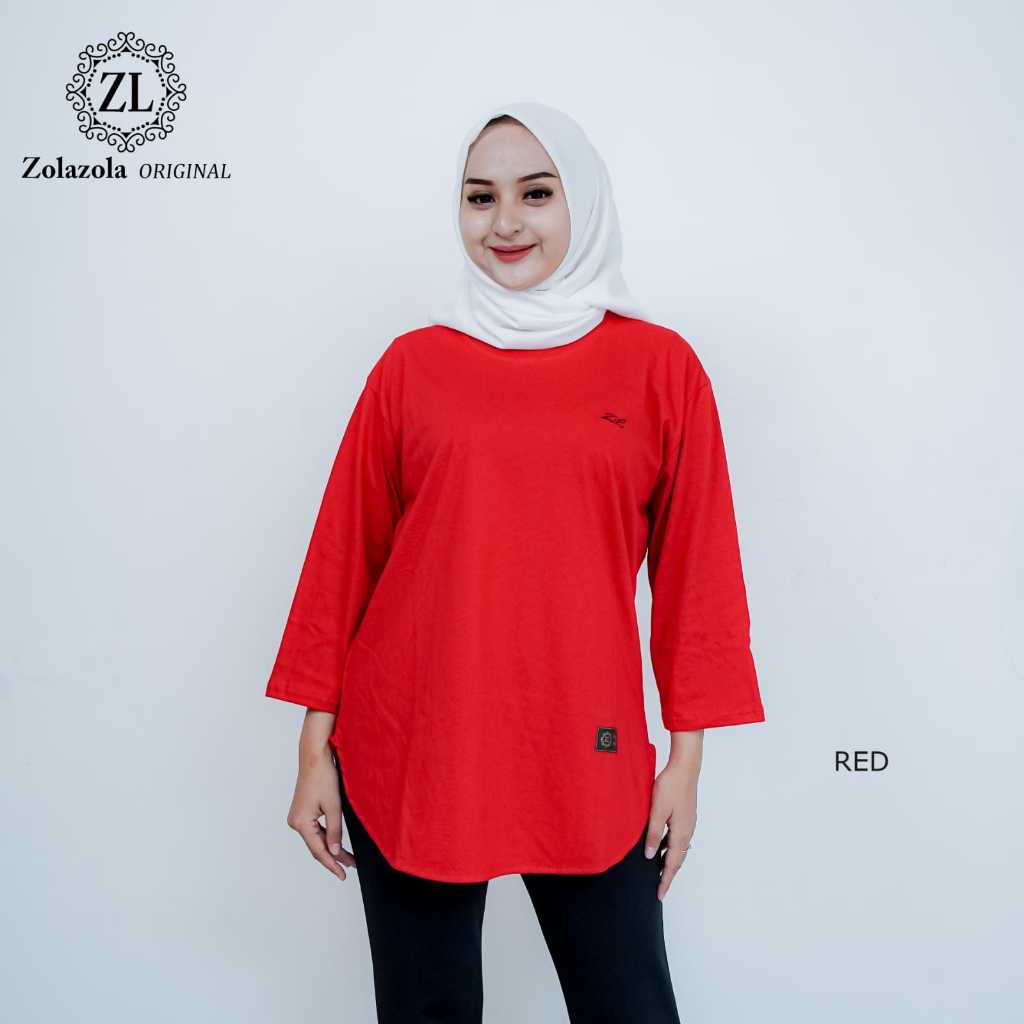 Kaos wanita oval combed 24s Kaos polos oval original // baju polos lengan panjang / kaos atasan oval