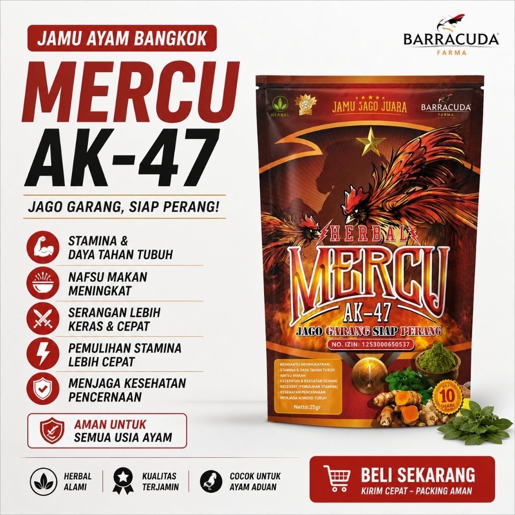 Jamu Ayam Laga Mercu Ak-47
