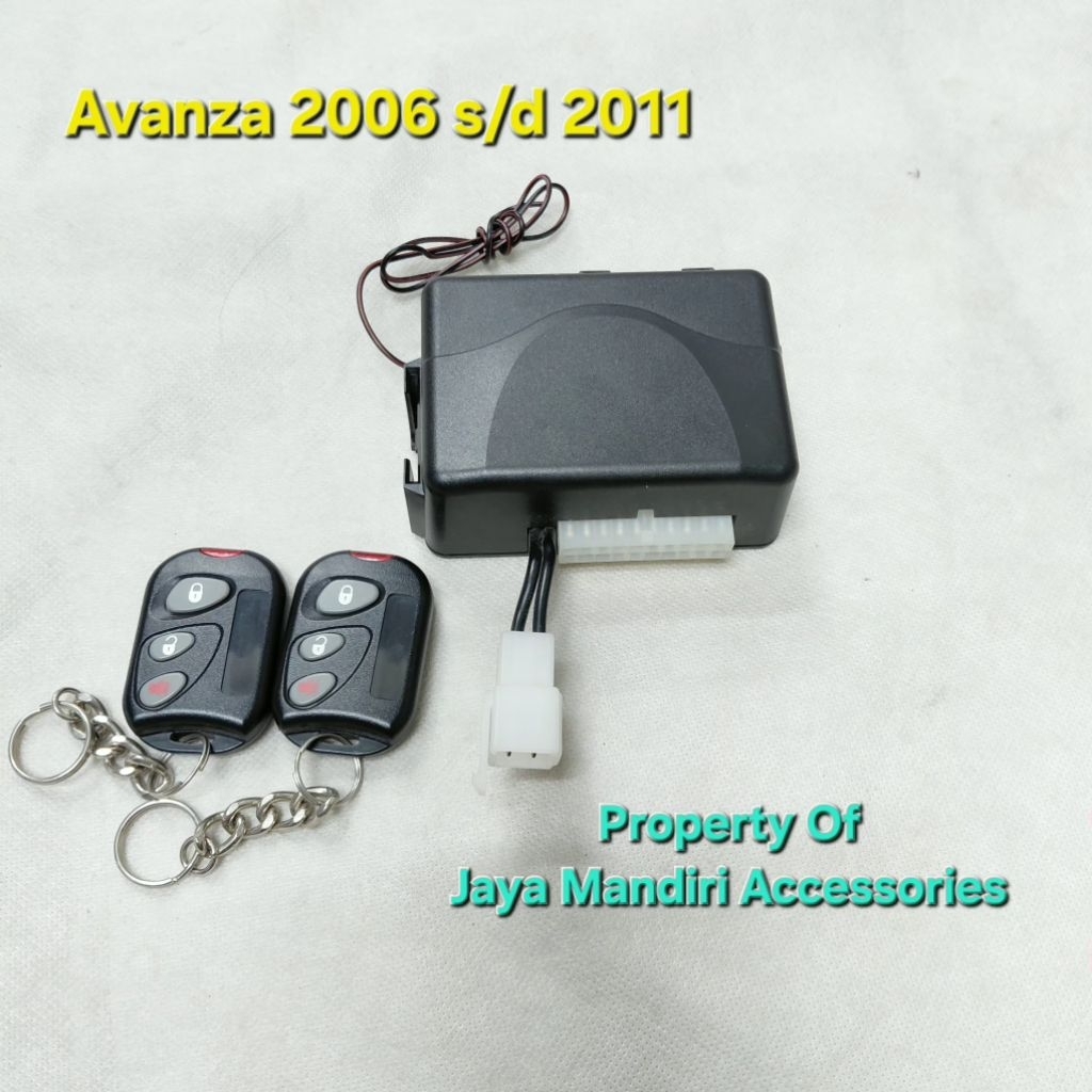 ALARM AVANZA 2004 SD 2011 atau modul dan remot alarm avanza