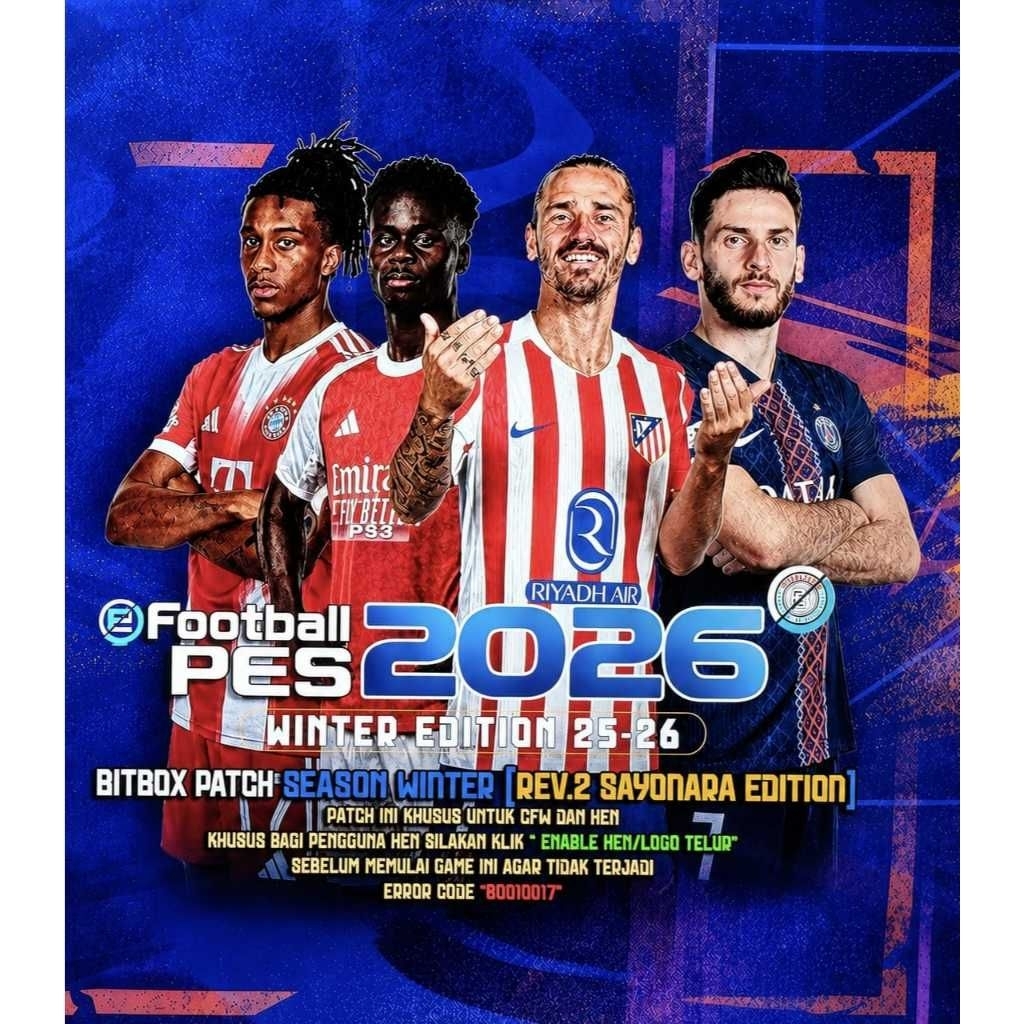 PES 2026 BITBOX patch PS4 WINTER SEASON