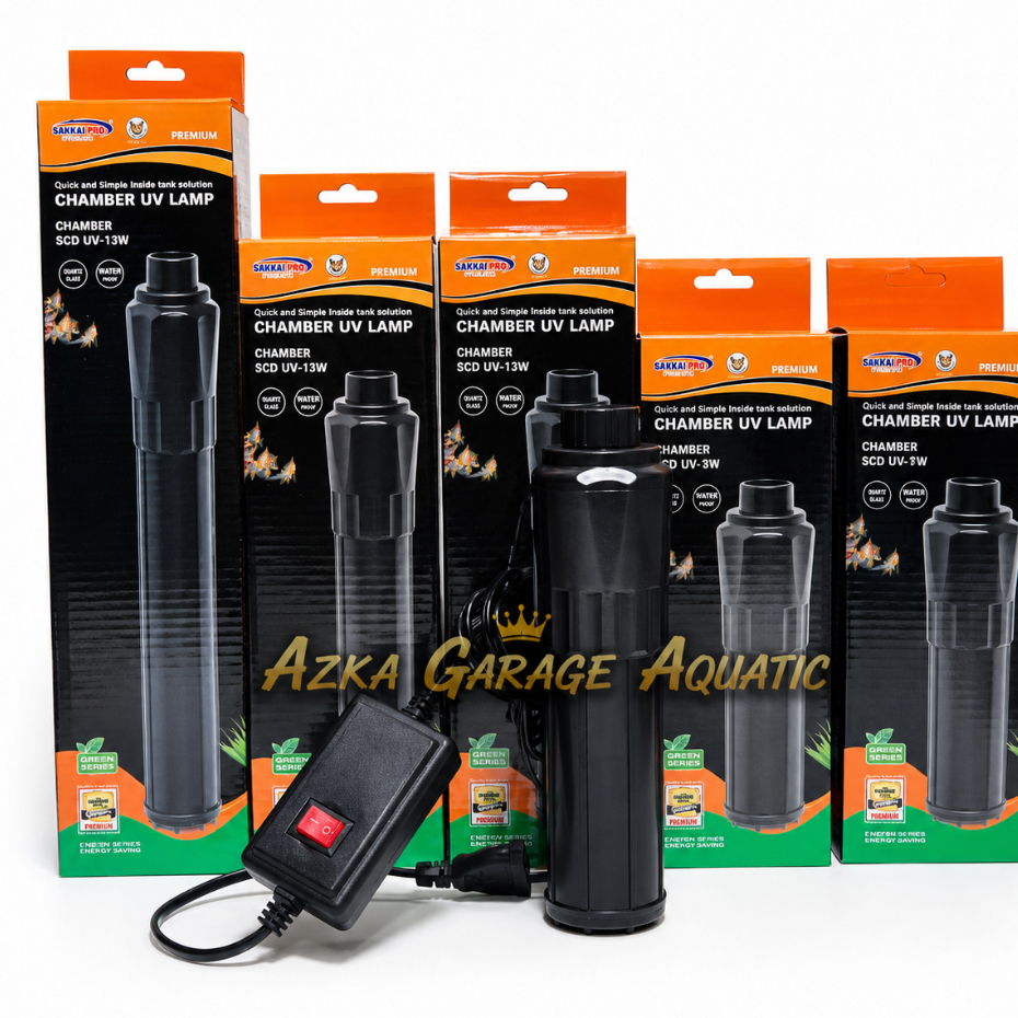 Lampu UV Anti Lumut Sakkai Pro Chamber UV 9 Watt, 11 Watt, 13 Watt Lampu Ultraviolet Chamber