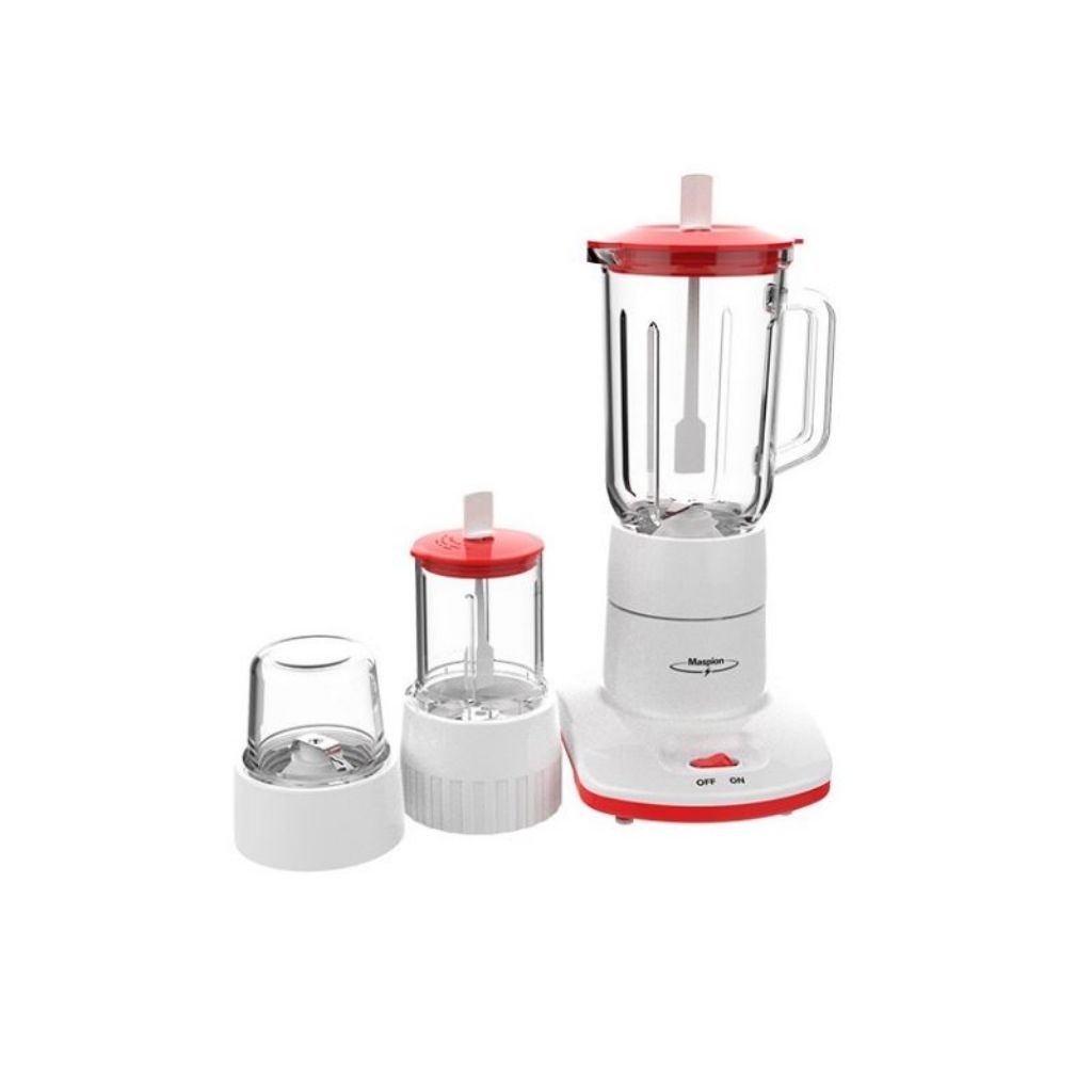 Maspion Blender MT - 1213, 3in1 With Dry Miller & Wet Miller (Penghalus Kering dan Basah)