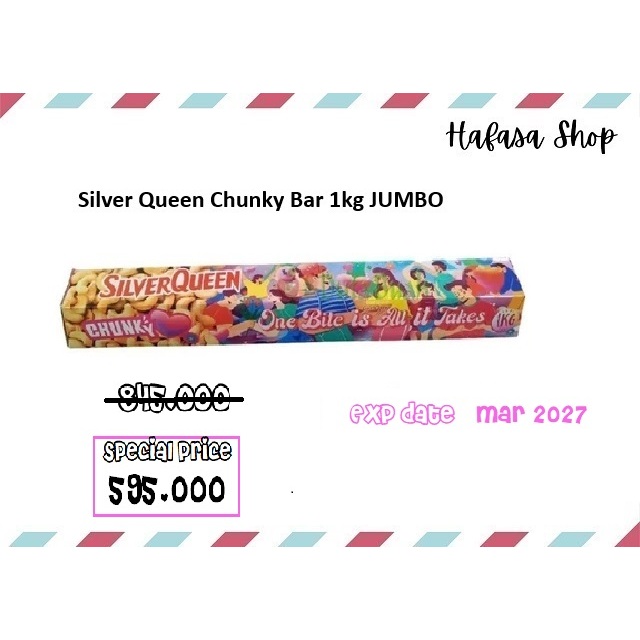 Silver Queen Chunky Bar 1kg
