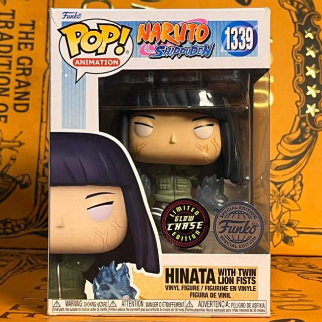 Funko Pop Animation: Naruto Shippuden - Hinata Hyuga with Twin Lion Fists GLOW CHASE #1339