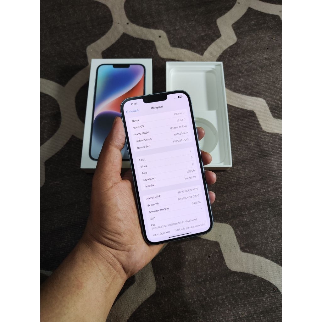iphone 14 plus 128gb ex ibox