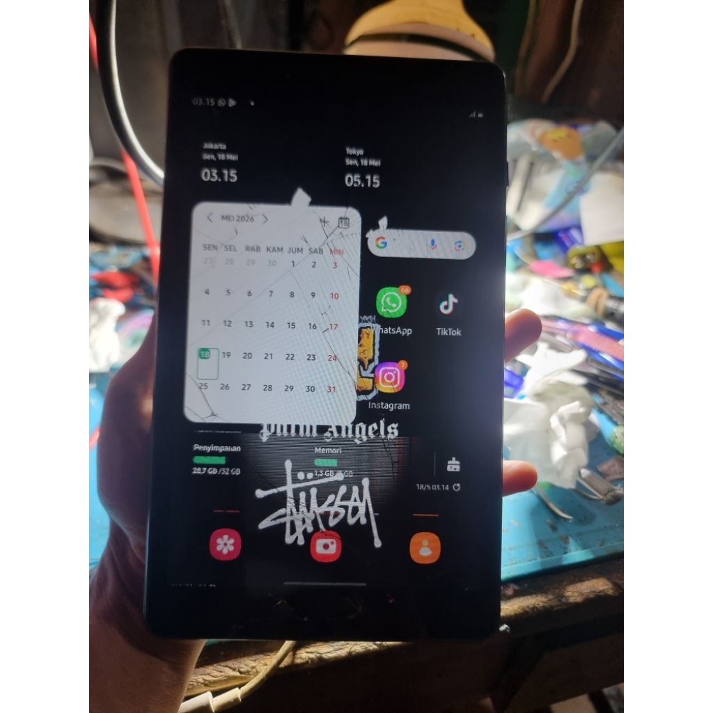 SAMSUNG TEB A8 2019 SM_T295 MINUS LCD