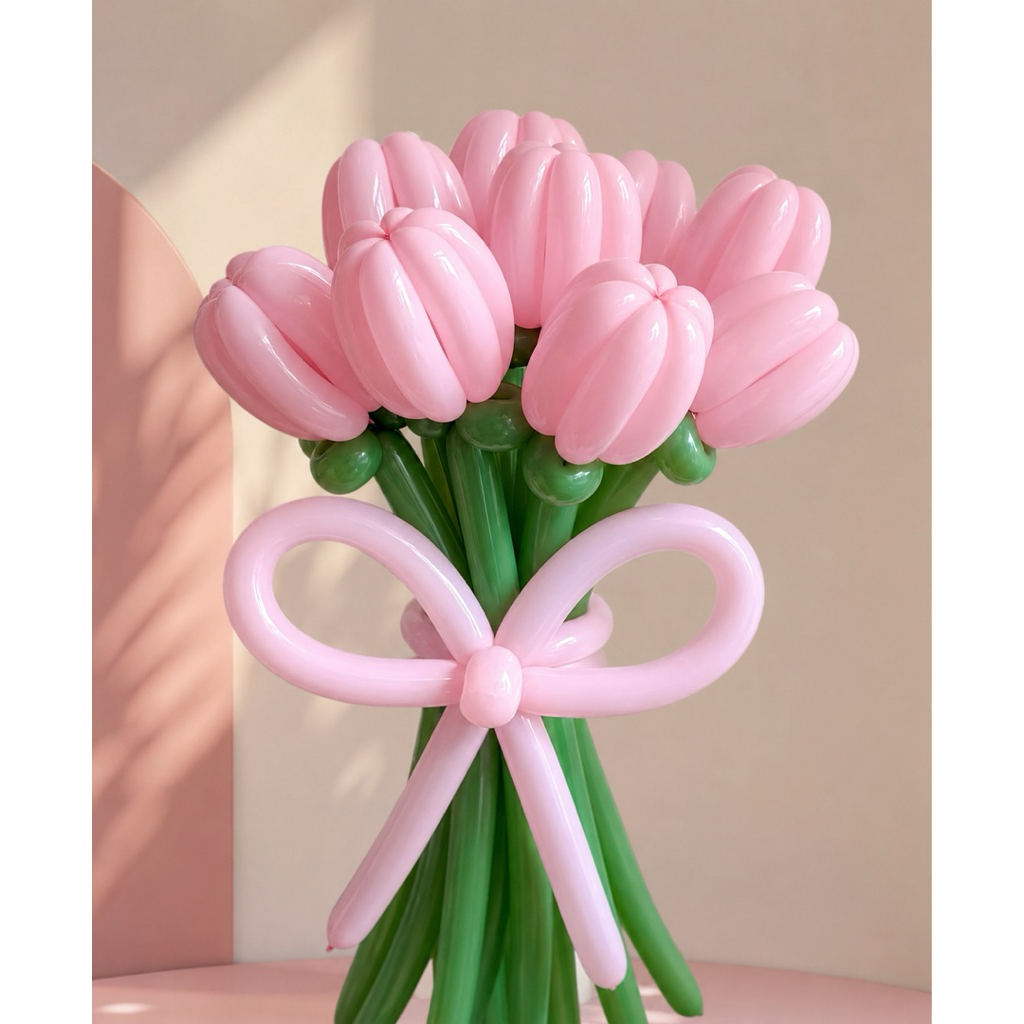 BACA DISKRIPSI / buket bunga balon twist / buket balon tulip / buket bunga balon / buket balon wisud